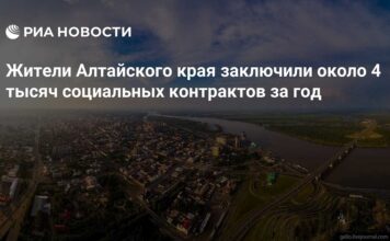 Порядка 4 тысяч социальных контрактов заключили жители Алтайского края